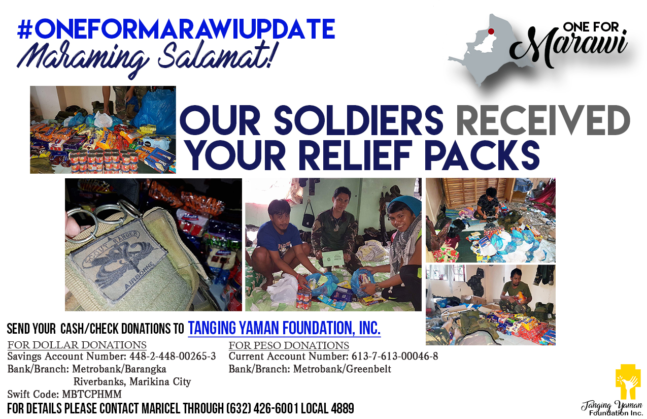 for websiteSOLDIERS RECEIVED